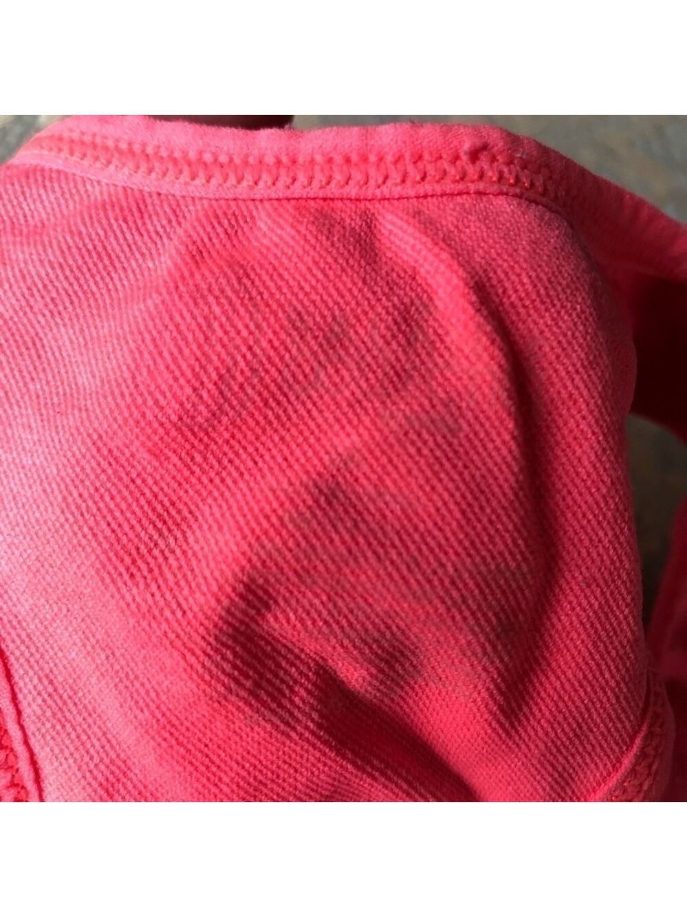 Neon coral medium impact racer back sports bra size medium - Picture 7 of 13